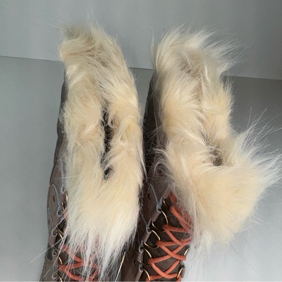 Sorel Tofino II Faux Fur Lined Waterproof Boot Women’s Omega Taupe Paradise pink - Picture 10 of 15